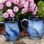 Blue mugs